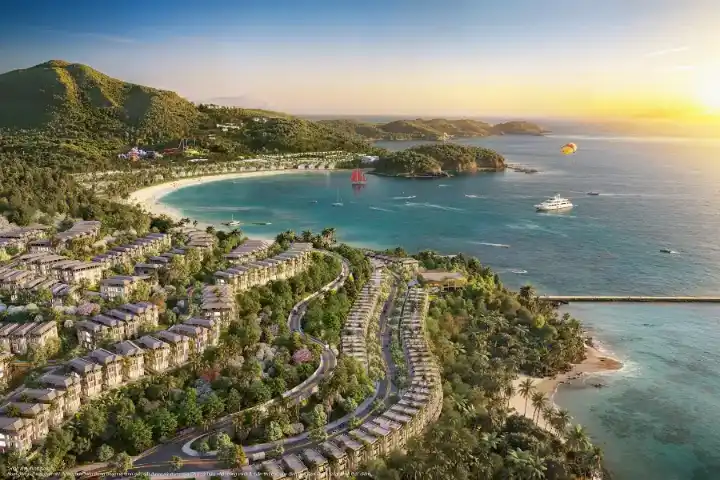 Phân khu Vịnh Mây nhìn về Đảo Ngọc